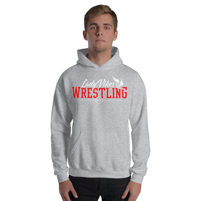 Lady Vikes Wrestling Unisex Heavy Blend Hoodie