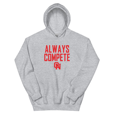 Olathe North Track & Field Always Compete Unisex Hoodie