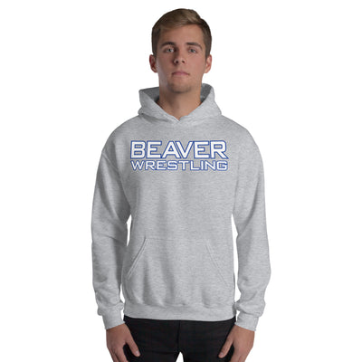 Pratt Community College Beaver Wrestling Unisex Heavy Blend Hoodie