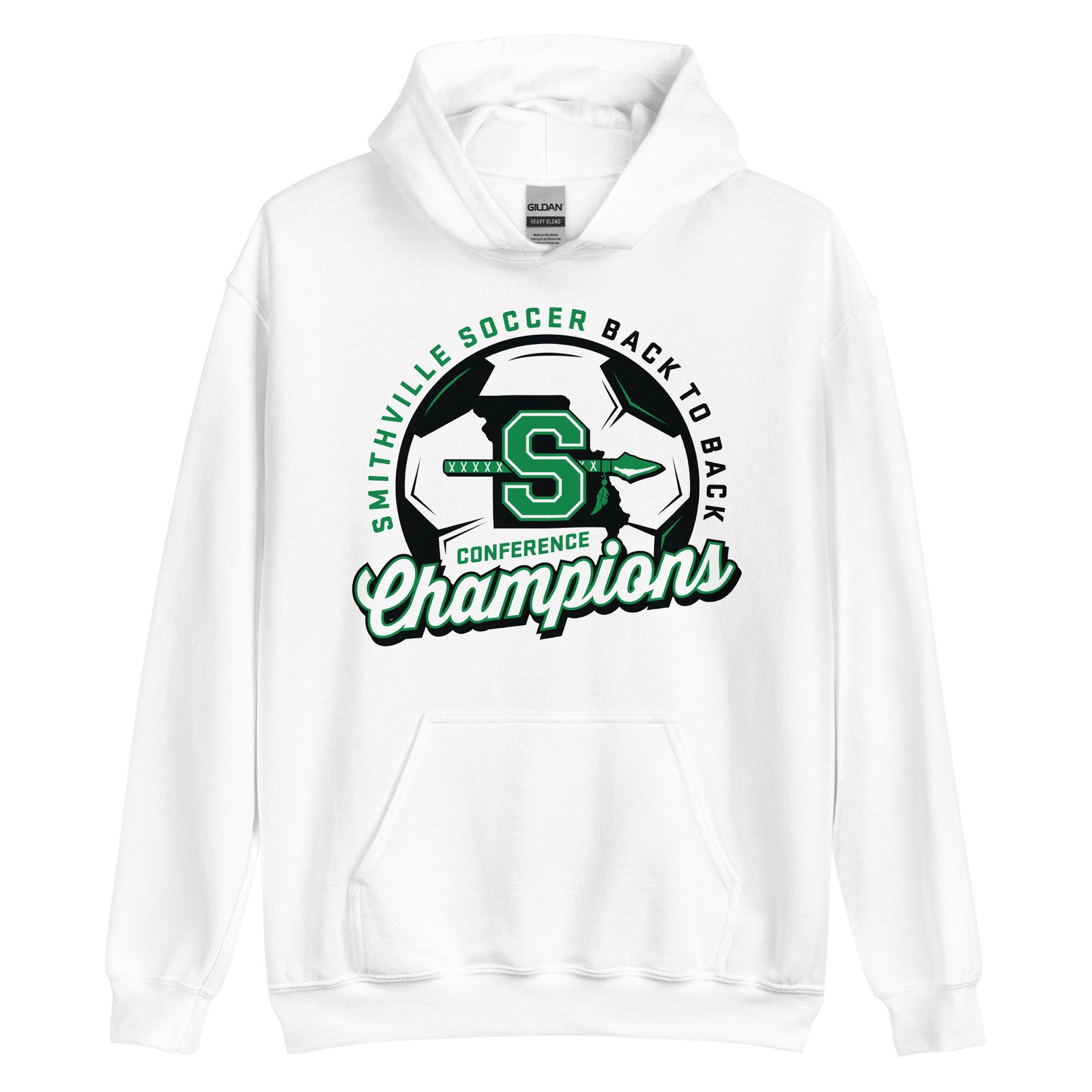 Smithville Soccer Back2Back Conference Champs Unisex Hoodie