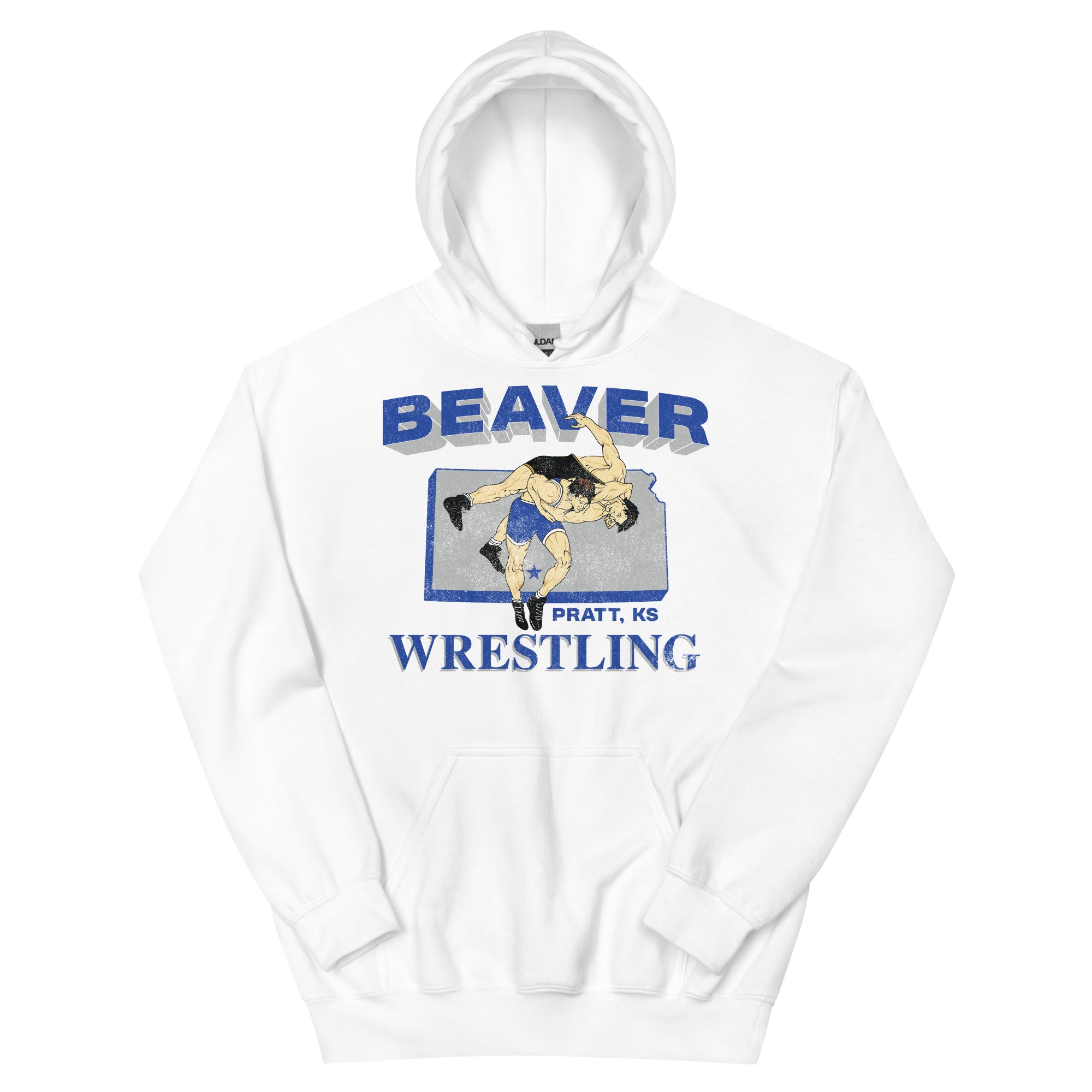 Pratt Community College Beaver Wrestling KS Unisex Heavy Blend Hoodie