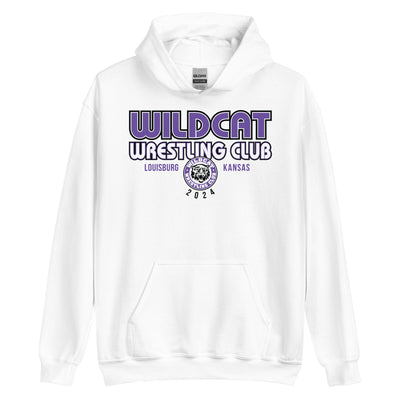 Wildcat Wrestling Club (Louisburg) - Front Design Only - Unisex Hoodie