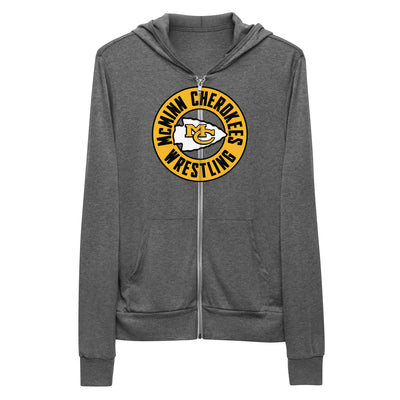 McMinn Cherokees Wrestling Unisex Lightweight Zip Hoodie