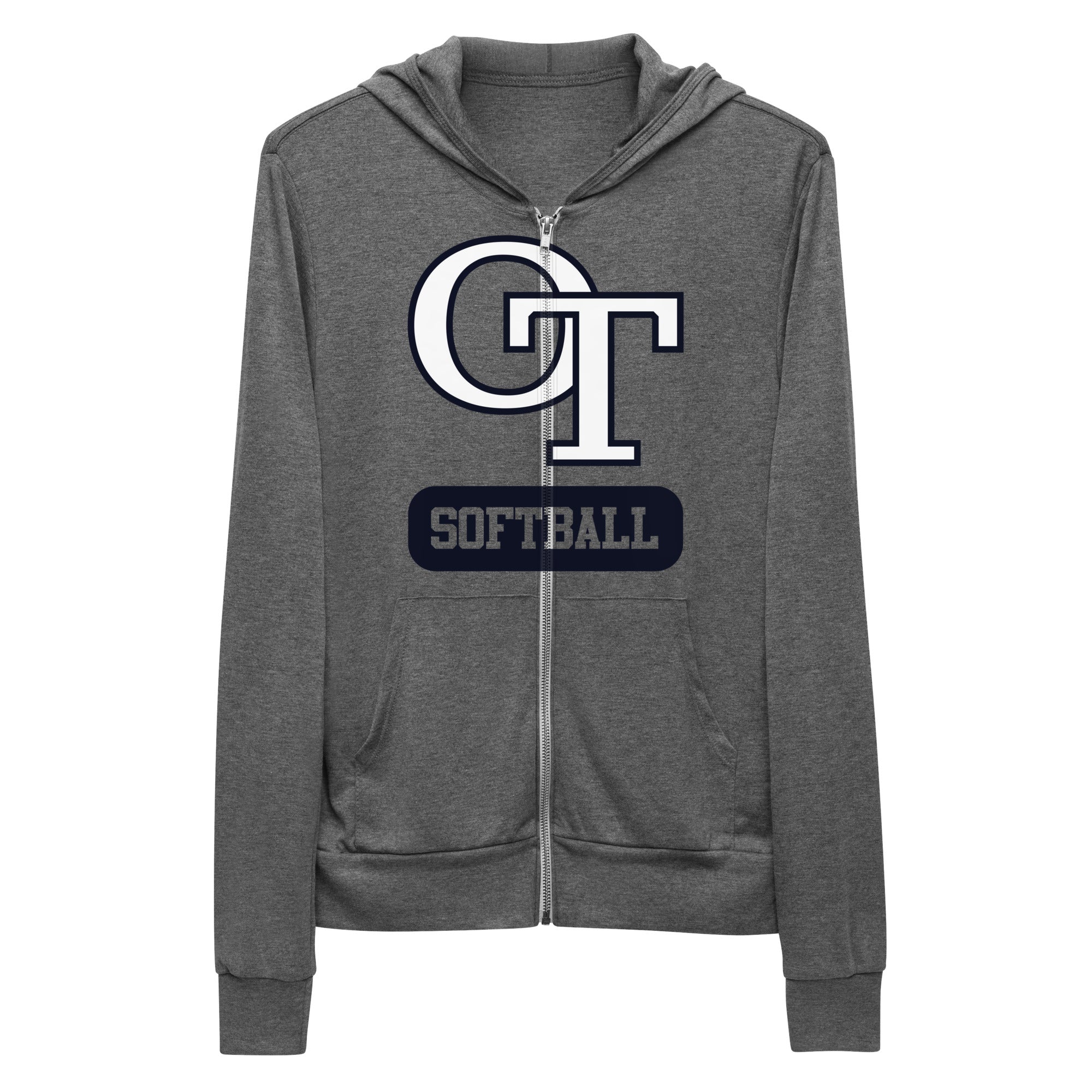 OT Baseball and Softball League - Softball Unisex zip hoodie