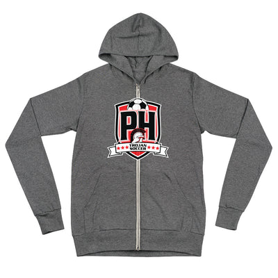 Park Hill Men's Trojan Soccer 2024 Unisex zip hoodie