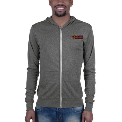 Denver Wrestling Unisex Lightweight Zip Hoodie