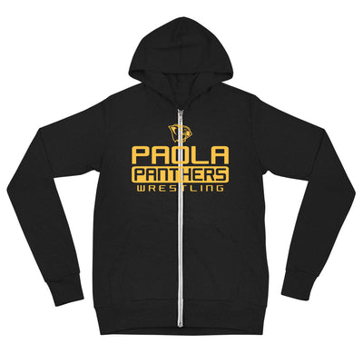 Paola Wrestling Unisex Lightweight Zip Hoodie