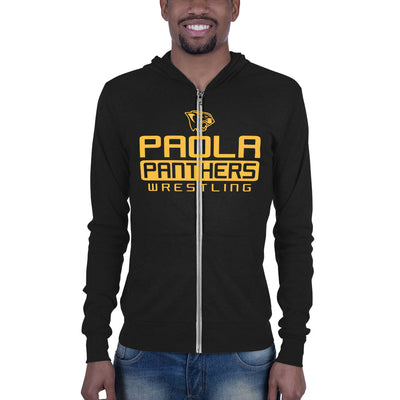 Paola Wrestling Unisex Lightweight Zip Hoodie