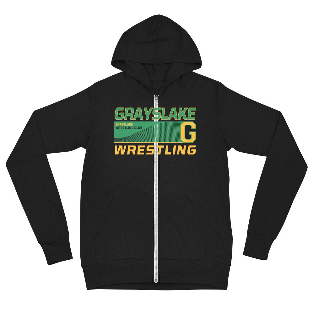 Grayslake Wrestling Club Unisex Lightweight Zip Hoodie