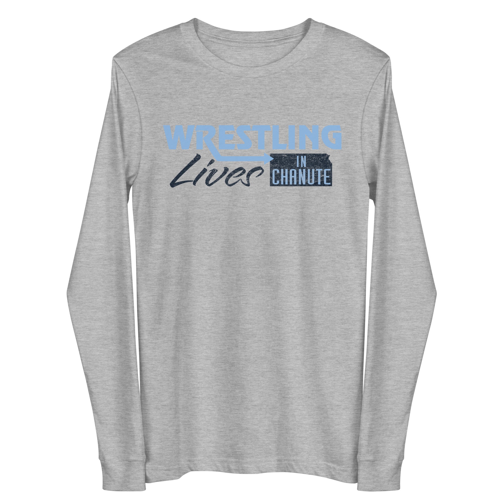 Chanute All-Time State Wrestling List Unisex Long Sleeve Tee