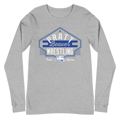 Pratt Beaver Wrestling Unisex Long Sleeve Tee