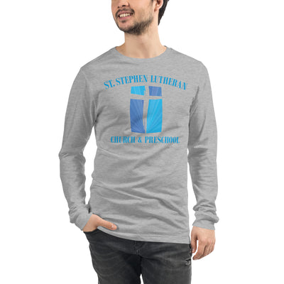 St. Stephen Lutheran Church Full Logo Unisex Long Sleeve Tee