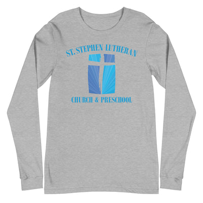 St. Stephen Lutheran Church Full Logo Unisex Long Sleeve Tee