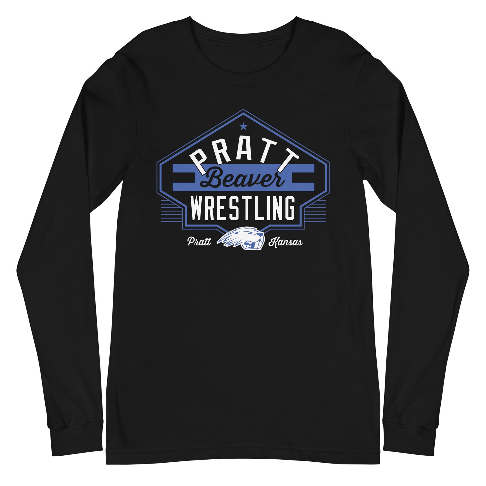 Pratt Beaver Wrestling Unisex Long Sleeve Tee