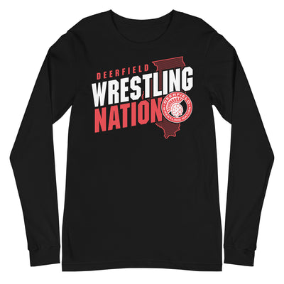 Deerfield Wrestling Unisex Long Sleeve Tee