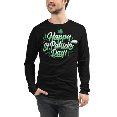 Pratt Community College Happy St. Patrick's Day Unisex Long Sleeve Tee