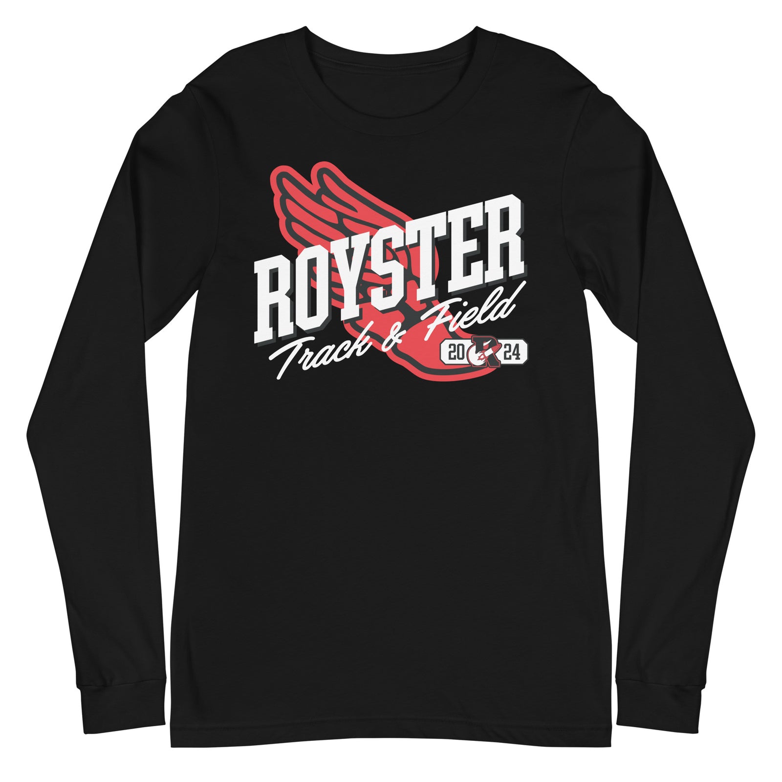Royster Rockets Track & Field Unisex Long Sleeve Tee