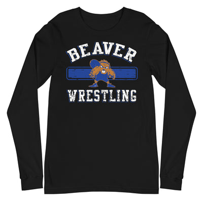 Pratt Community College Beaver Wrestling Classic Unisex Long Sleeve Tee