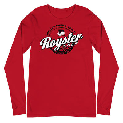 Royster Rockets Golf Unisex Long Sleeve Tee