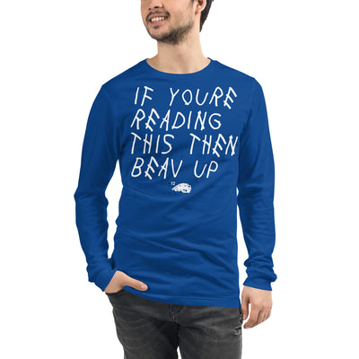 Pratt Community College Beav Up Unisex Long Sleeve Tee