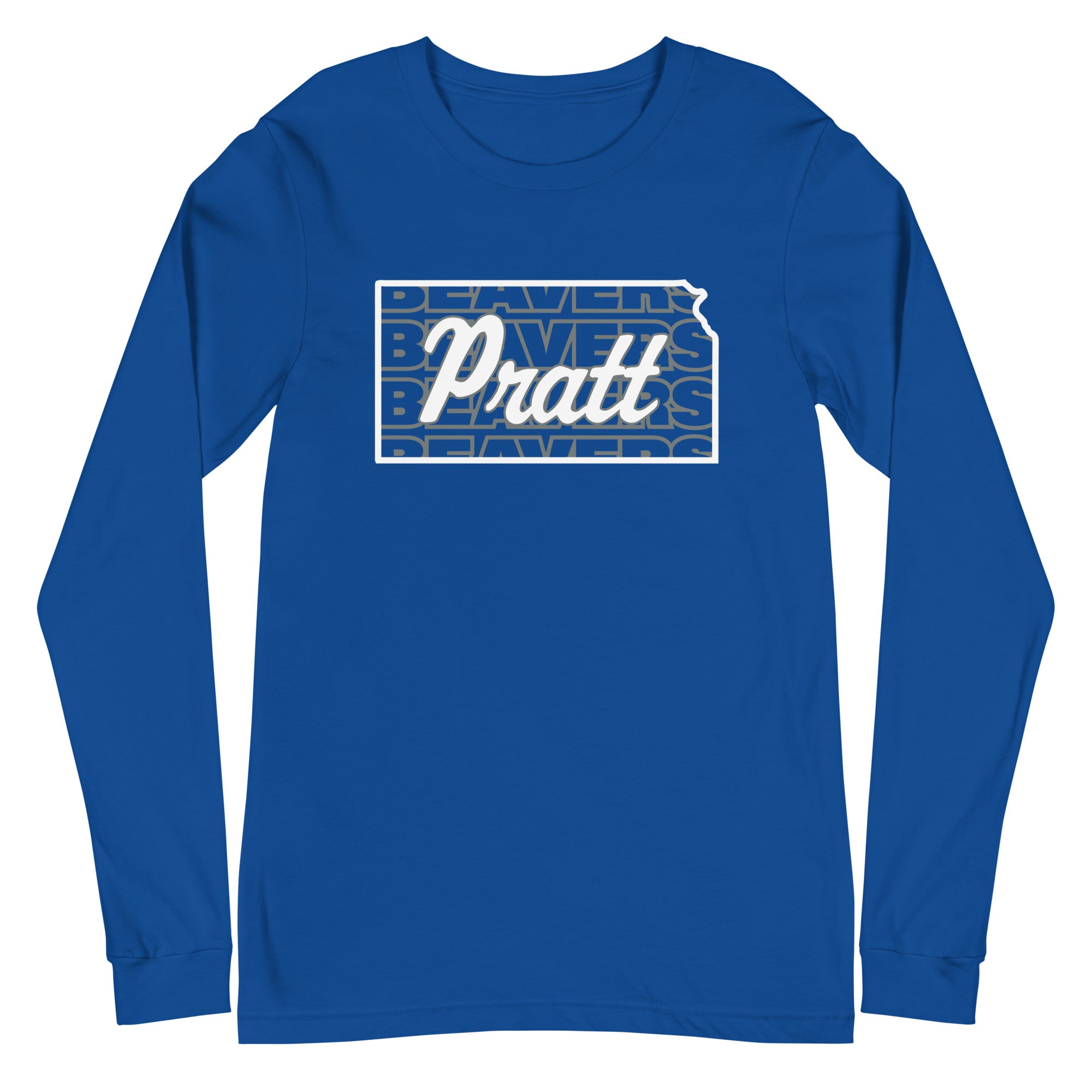 Pratt Community College KS Beavers Unisex Long Sleeve Tee