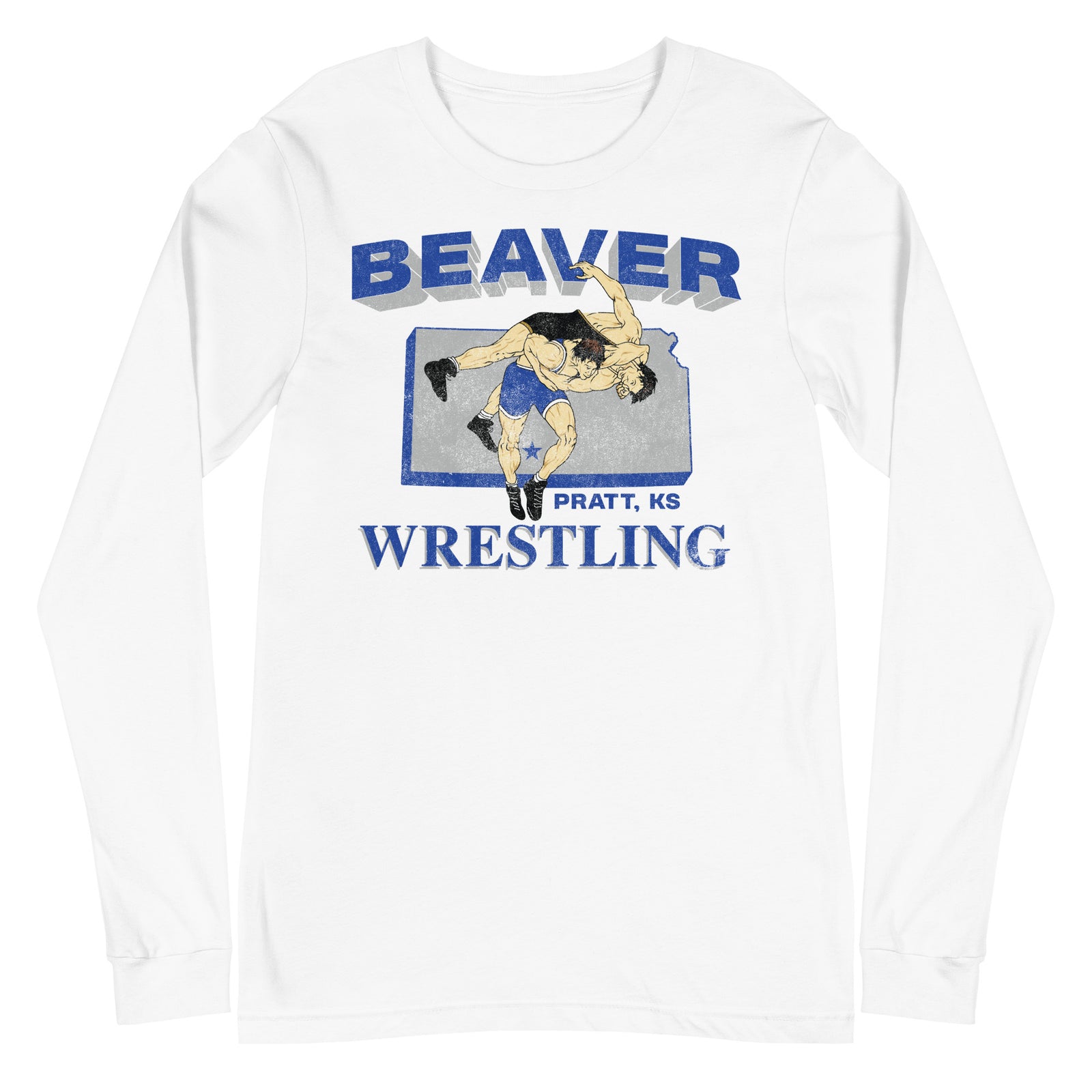 Pratt Community College Beaver Wrestling KS Unisex Long Sleeve Tee
