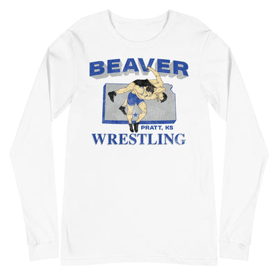 Pratt Community College Beaver Wrestling KS Unisex Long Sleeve Tee