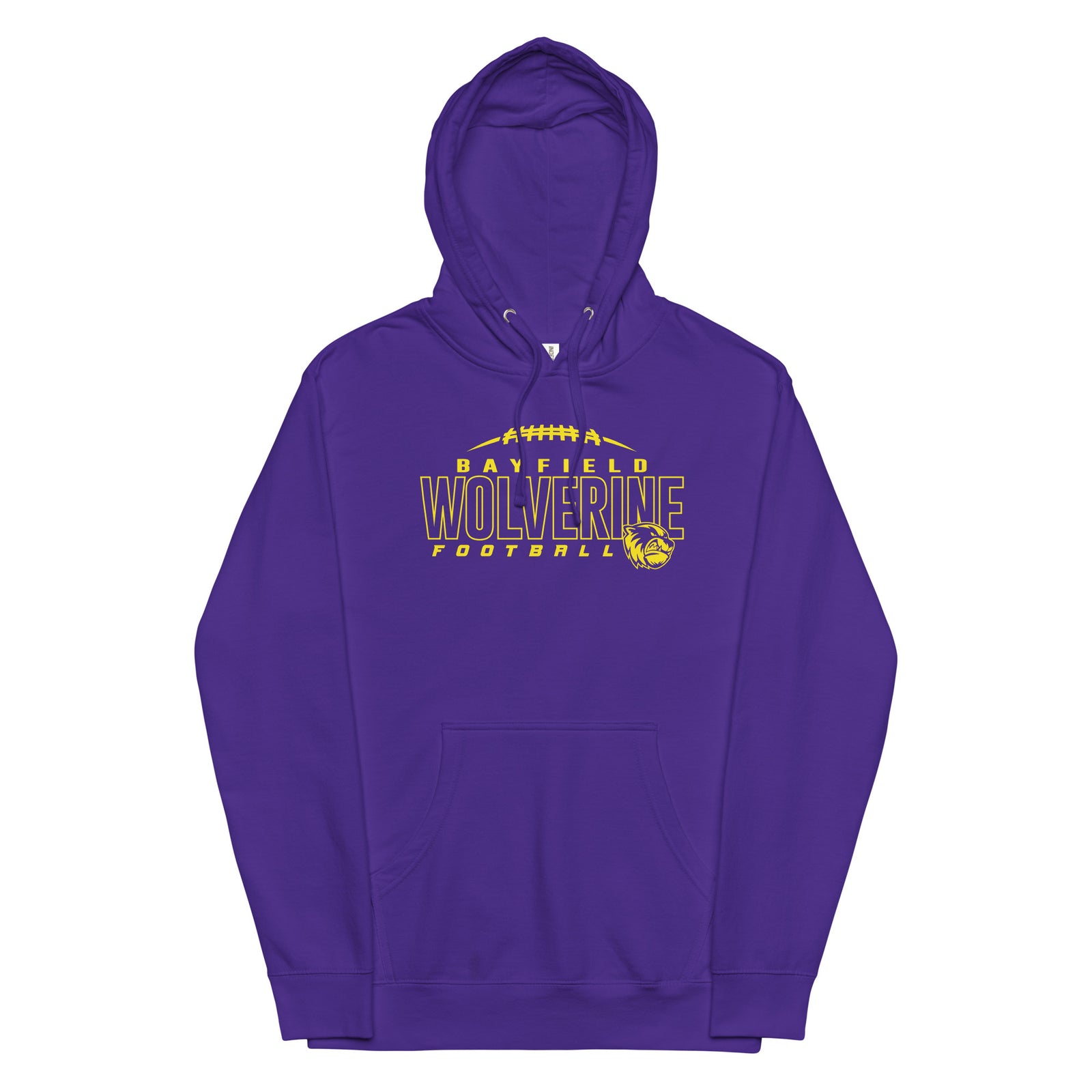 Bayfield Middle School Football Unisex Midweight Hoodie