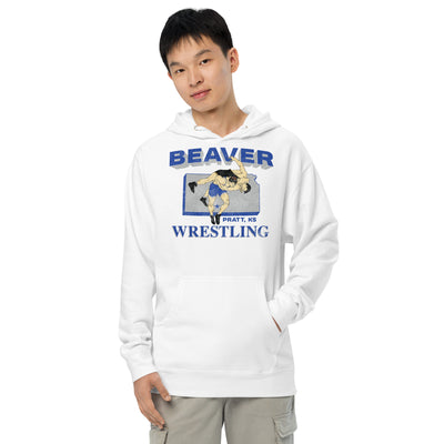 Pratt Community College Beaver Wrestling KS Unisex Midweight Hoodie