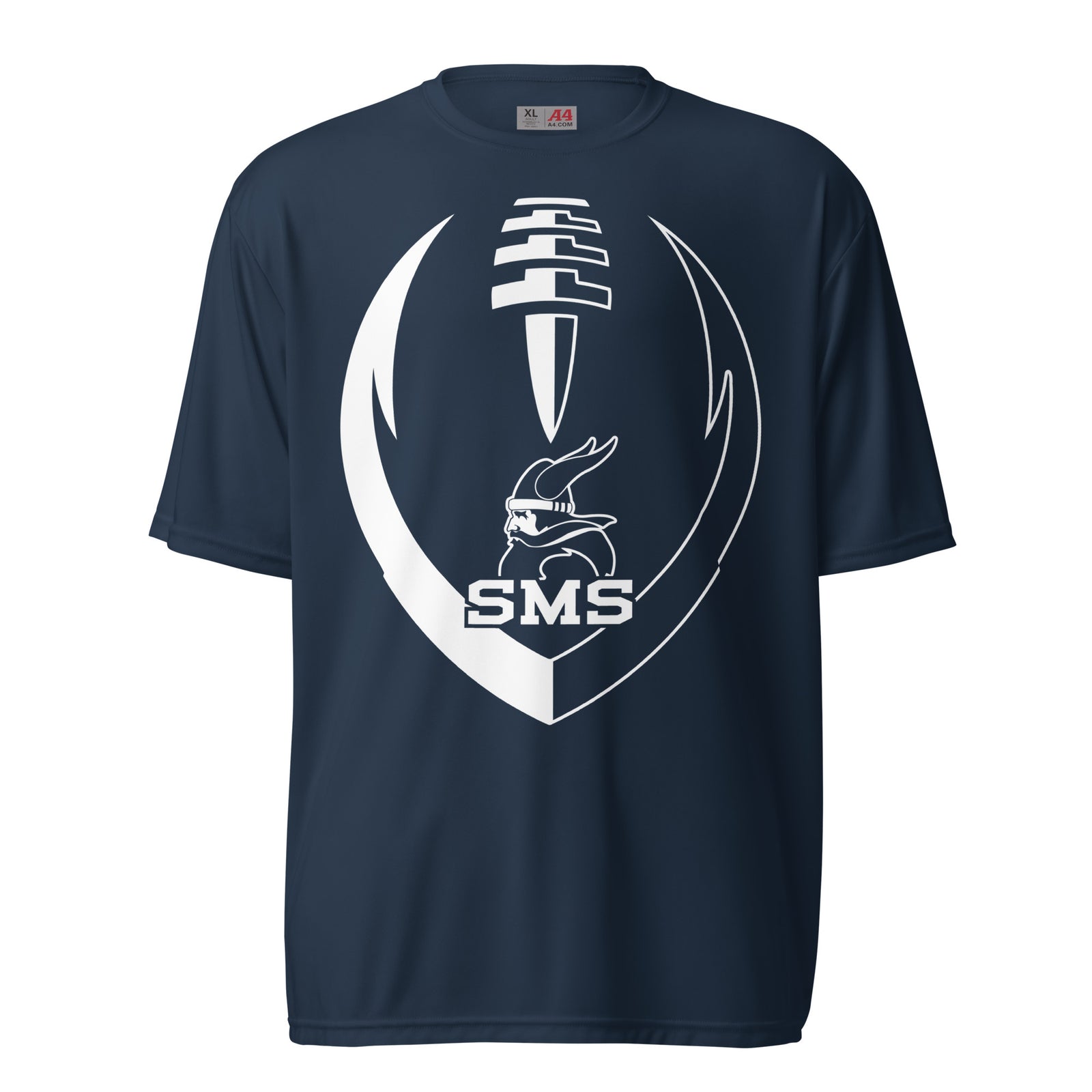 Seaman Middle School Football Unisex Performance Crew Neck T-Shirt