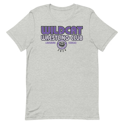 Wildcat Wrestling Club (Louisburg) - With Back Design - Unisex Staple T-Shirt