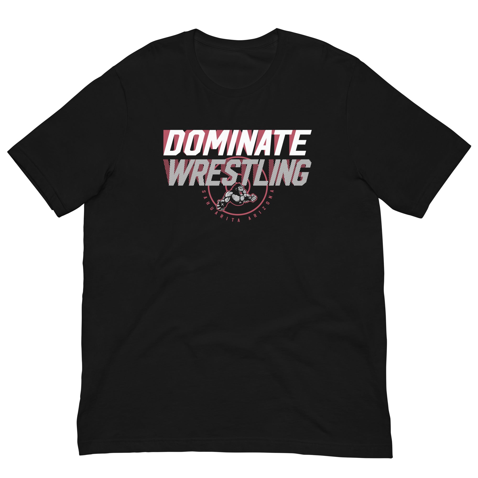 Dominate Wrestling  Black Unisex Staple T-Shirt