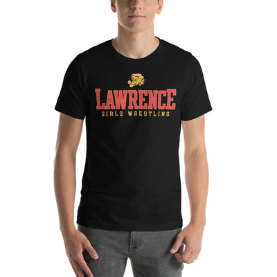 Lawrence Girls Wrestling  Unisex Staple T-Shirt