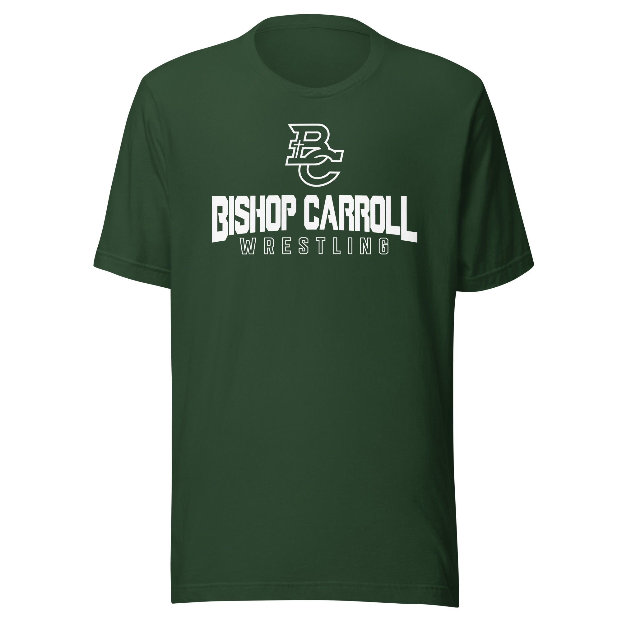 Bishop Carroll Wrestling (with back design) Unisex t-shirt