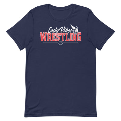 Lady Vikes Wrestling Unisex Staple T-Shirt