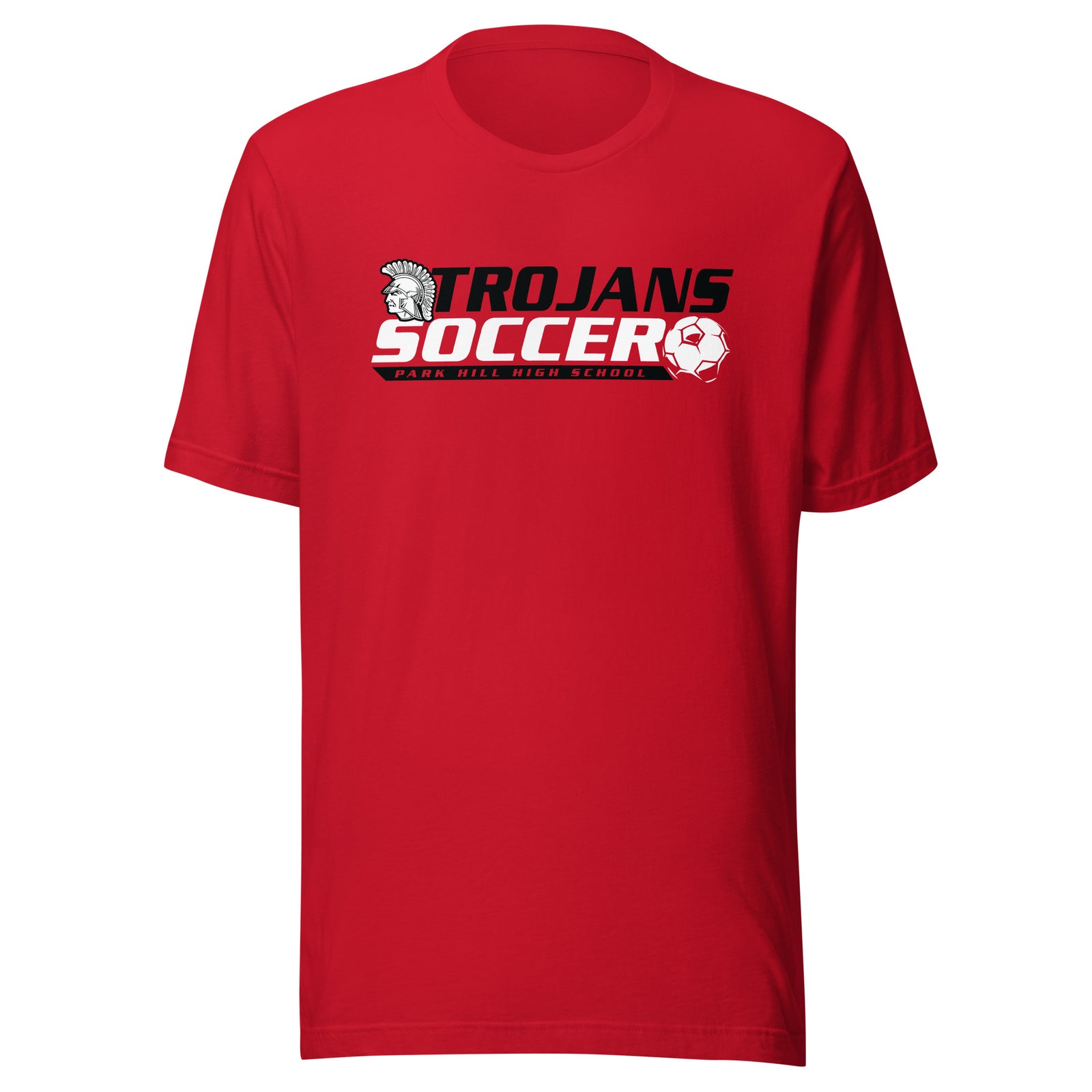 Park Hill Men's Trojans Soccer Red Unisex t-shirt