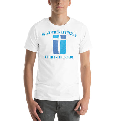 St. Stephen Lutheran Church Full Logo Unisex Staple T-Shirt