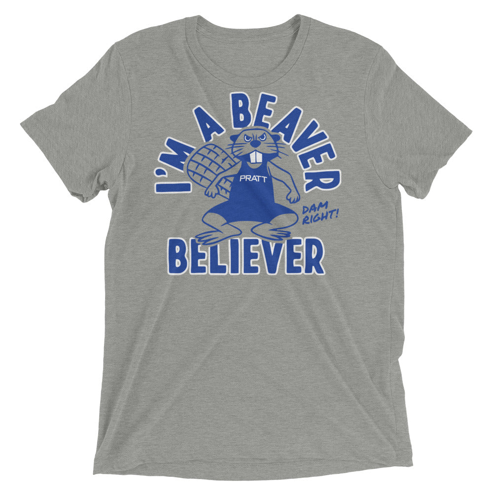 Pratt Community College Believer Short sleeve triblend t-shirt