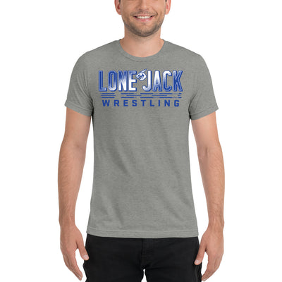 Lone Jack Wrestling Unisex Tri-Blend T-Shirt