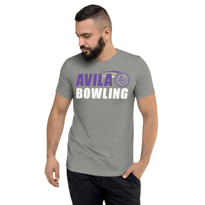Avila University Bowling Unisex Tri-Blend T-Shirt