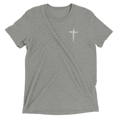 St. Stephen Lutheran Church Cross Only Unisex Tri-Blend T-Shirt