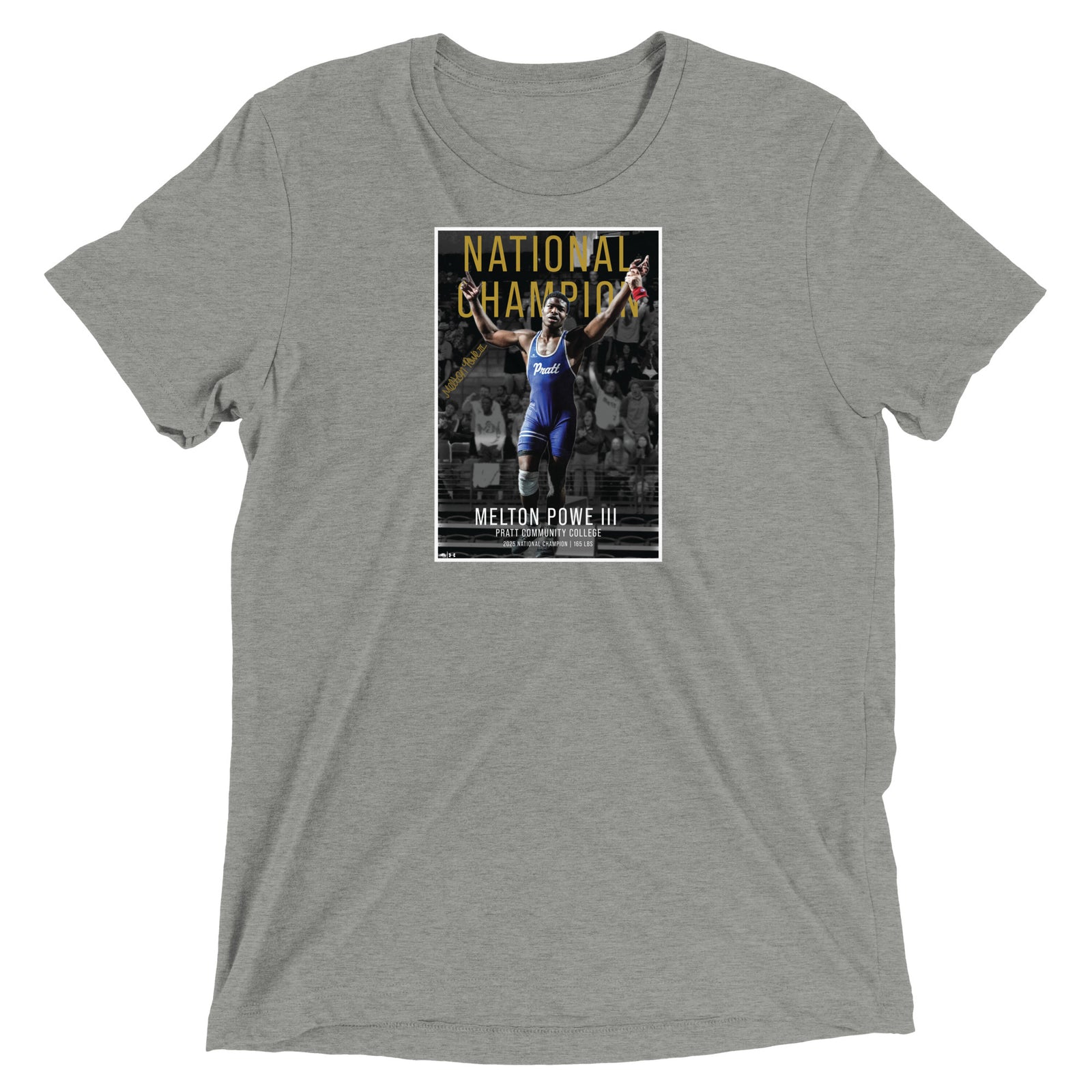 Pratt Community College Powe Unisex Tri-Blend T-Shirt