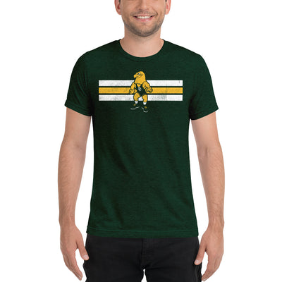 Bishop Carroll Wrestling (with back print) Triblend Short sleeve t-shirt