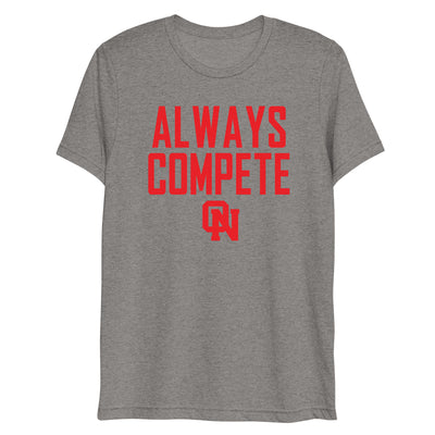 Olathe North Track & Field Always Compete Unisex Tri-Blend T-Shirt