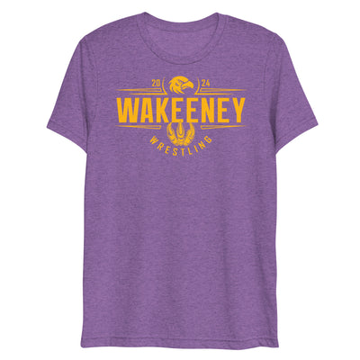 Wakeeney Wrestling Club Unisex Tri-Blend T-Shirt