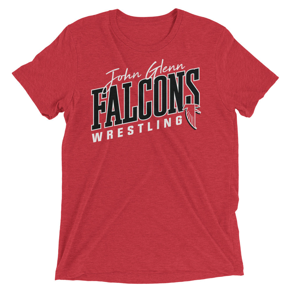 John Glenn Wrestling Unisex Tri-Blend T-Shirt