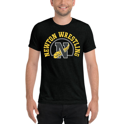 Newton High School Wrestling  Unisex Tri-Blend T-Shirt