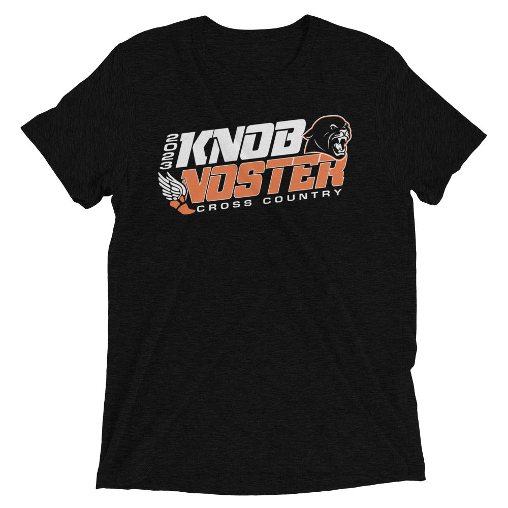 Knob Noster Cross Country Unisex Tri-Blend T-Shirt