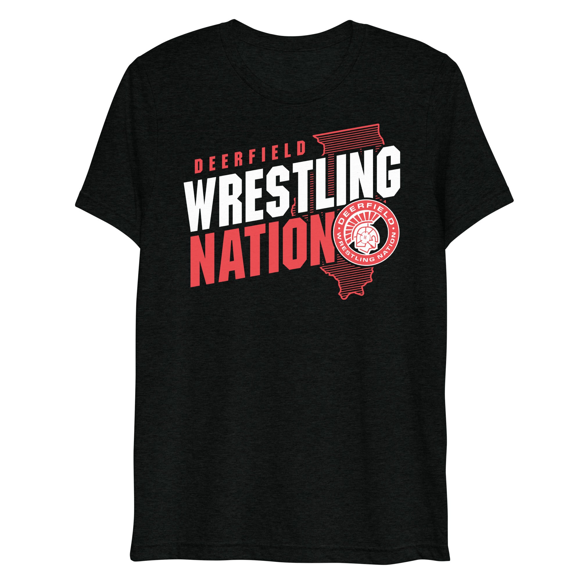 Deerfield Wrestling Unisex Tri-Blend T-Shirt