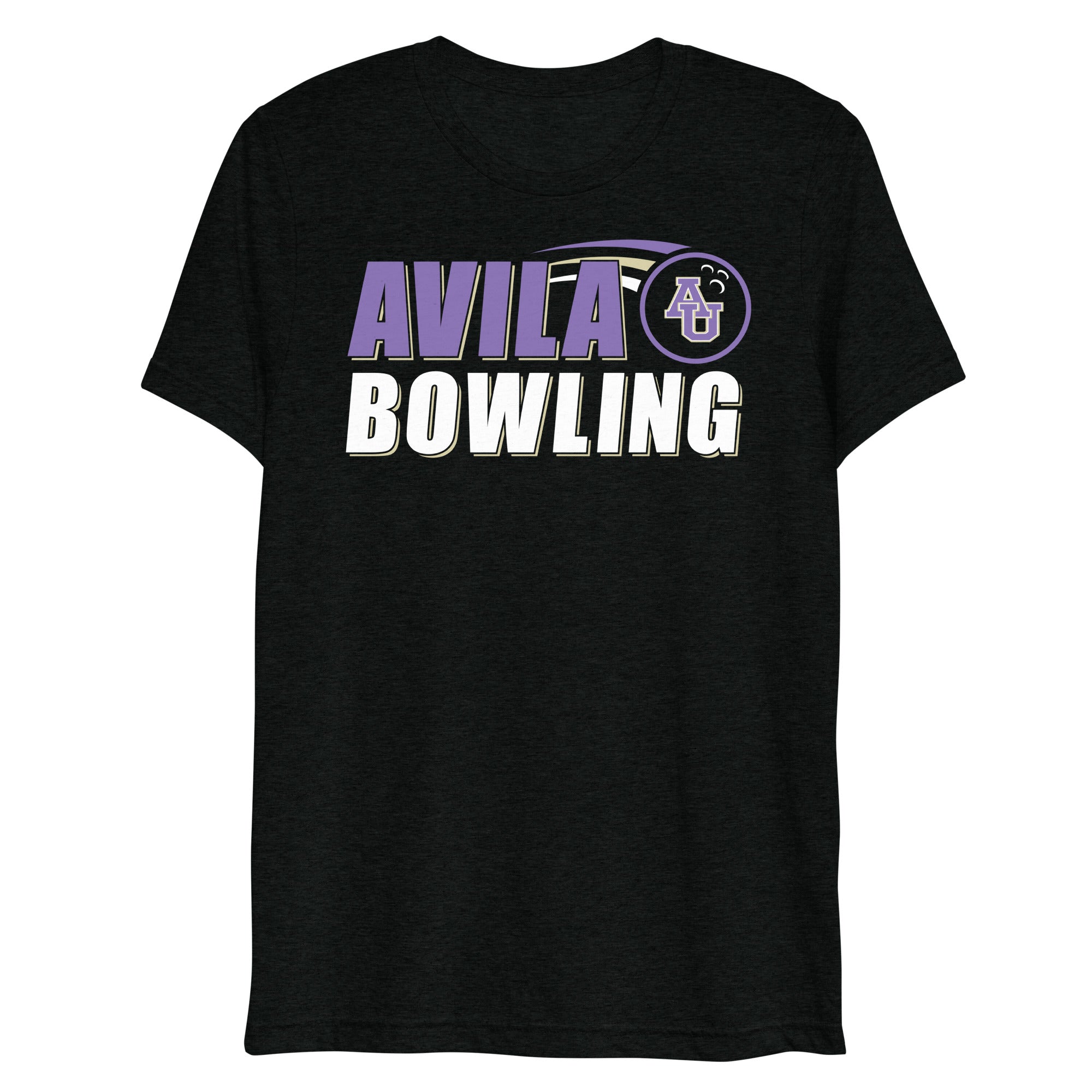 Avila University Bowling Unisex Tri-Blend T-Shirt